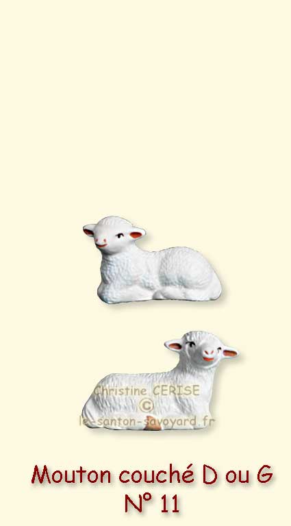 N°11 Mouton couché